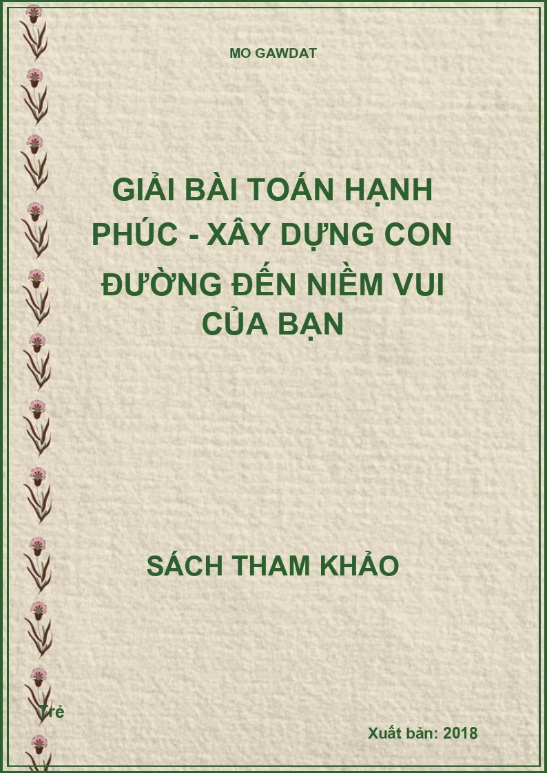 Giải bài toán hạnh phúc - Xây dựng con đường đến niềm vui của bạn
