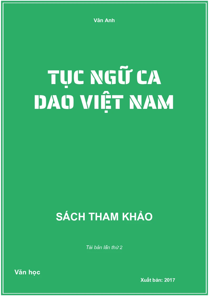 Tục ngữ ca dao Việt Nam