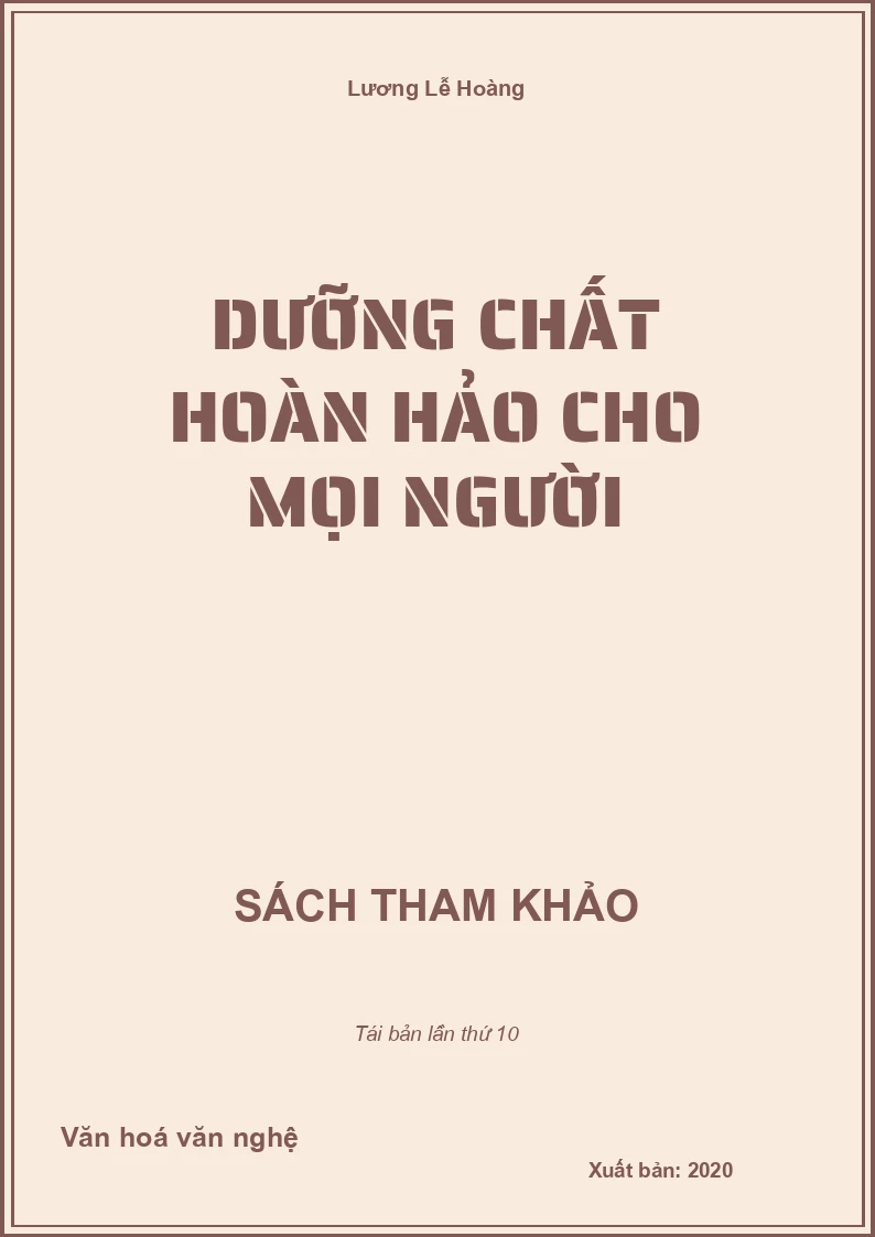 Dưỡng chất hoàn hảo cho mọi người