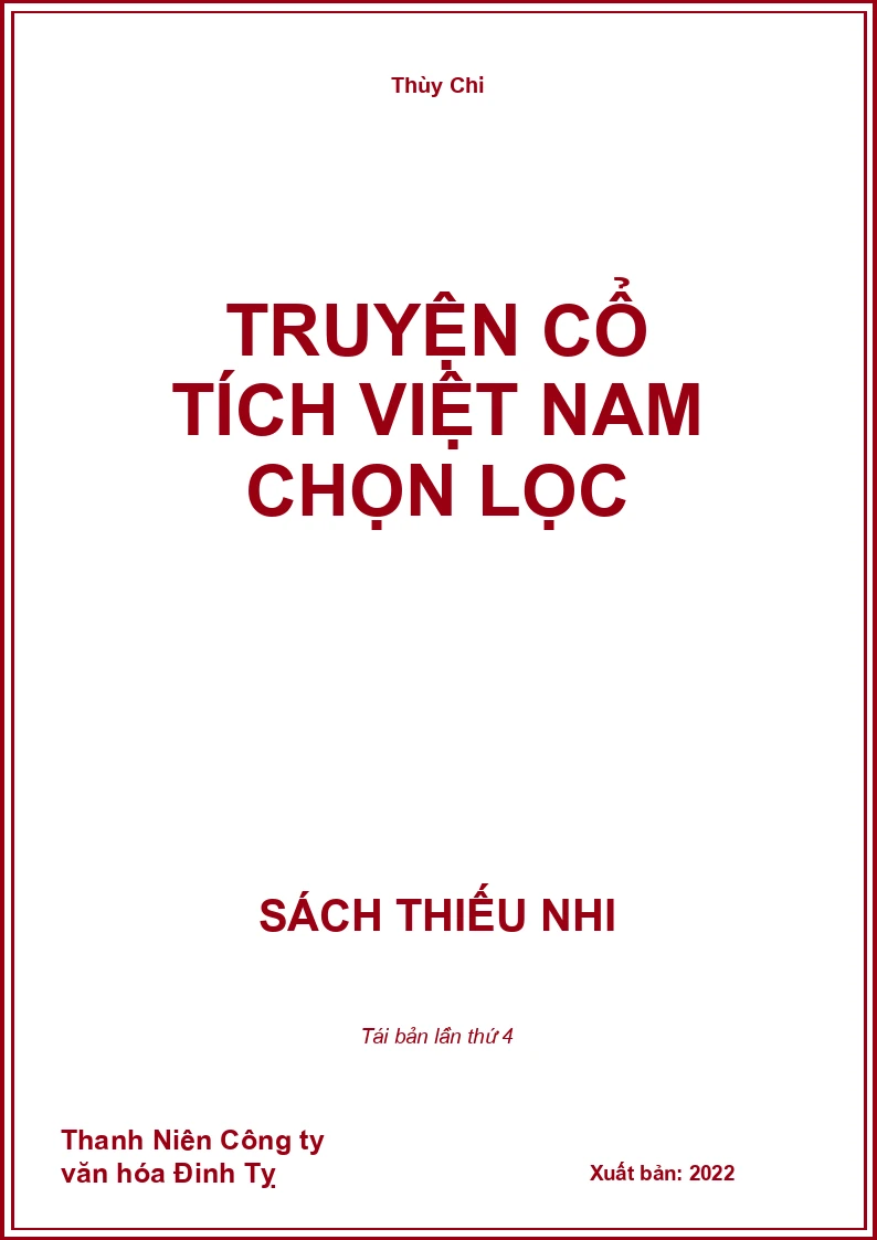 Truyện cổ tích Việt Nam chọn lọc