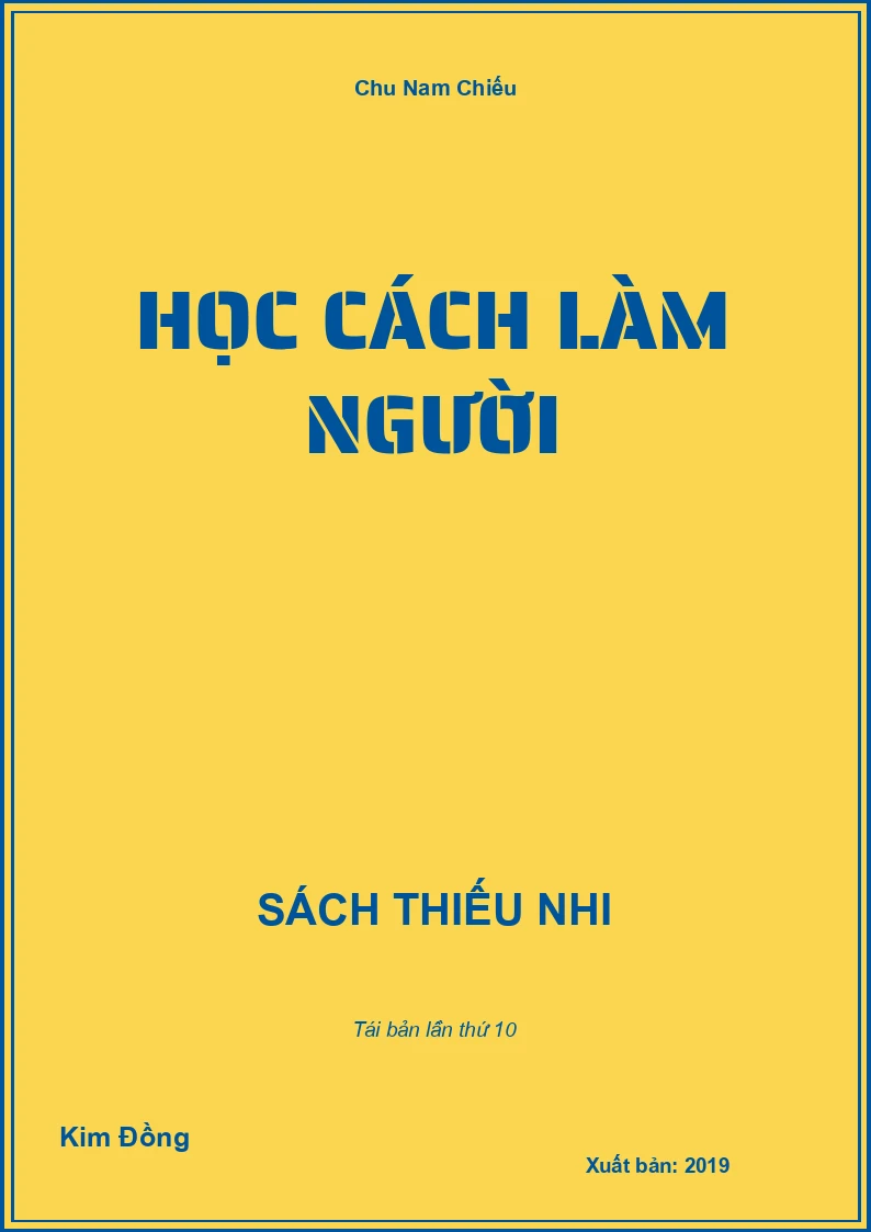 Học cách làm người