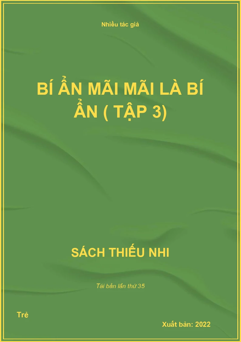 Bí ẩn mãi mãi là bí ẩn ( Tập 3)