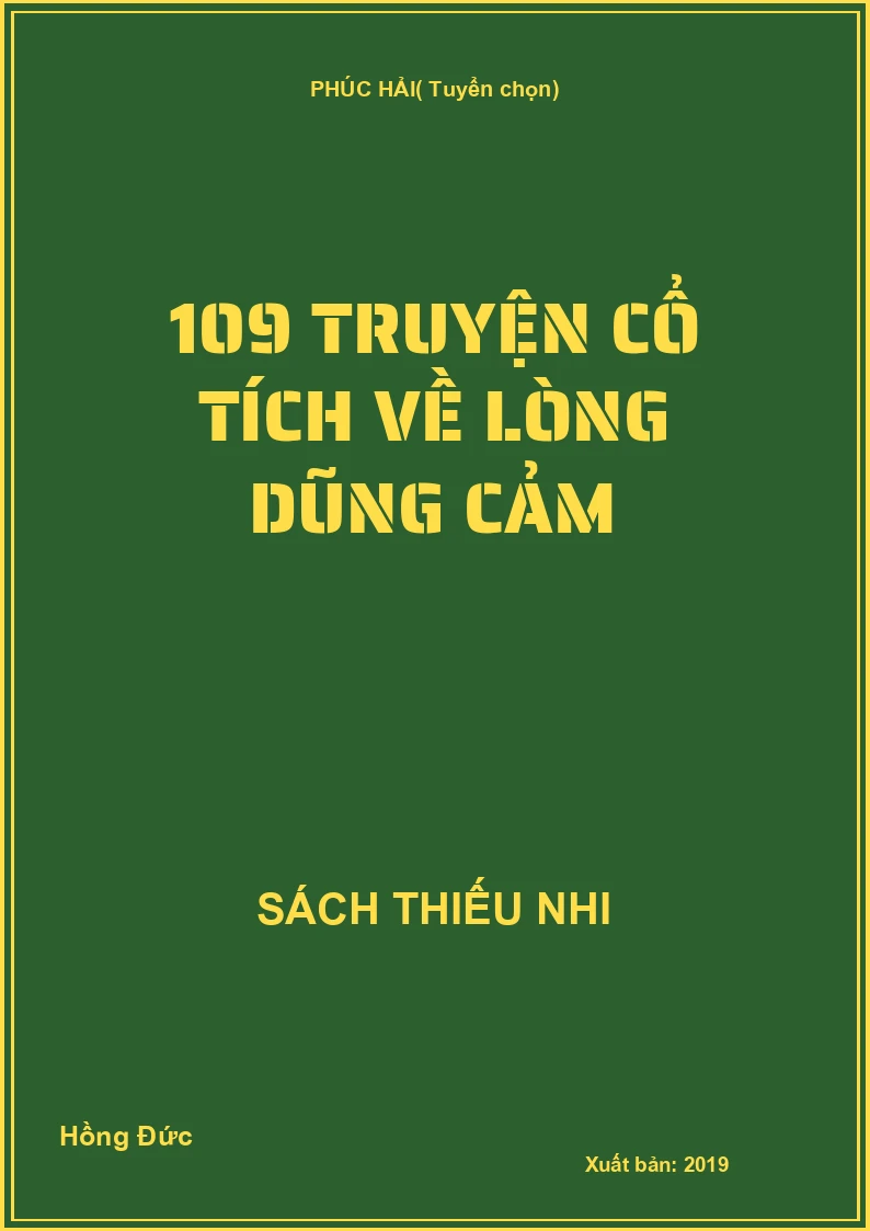 109 Truyện cổ tích về lòng dũng cảm