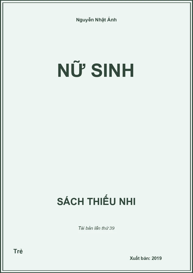 Nữ sinh