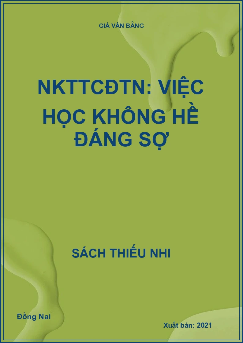 NKTTCĐTN: Việc học không hề đáng sợ