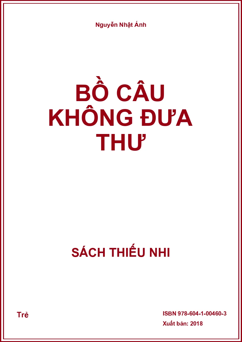Bồ câu không đưa thư