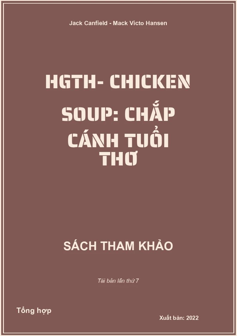 HGTH- Chicken Soup: Chắp cánh tuổi thơ