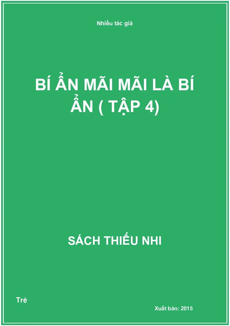 Bí ẩn mãi mãi là bí ẩn ( Tập 4)