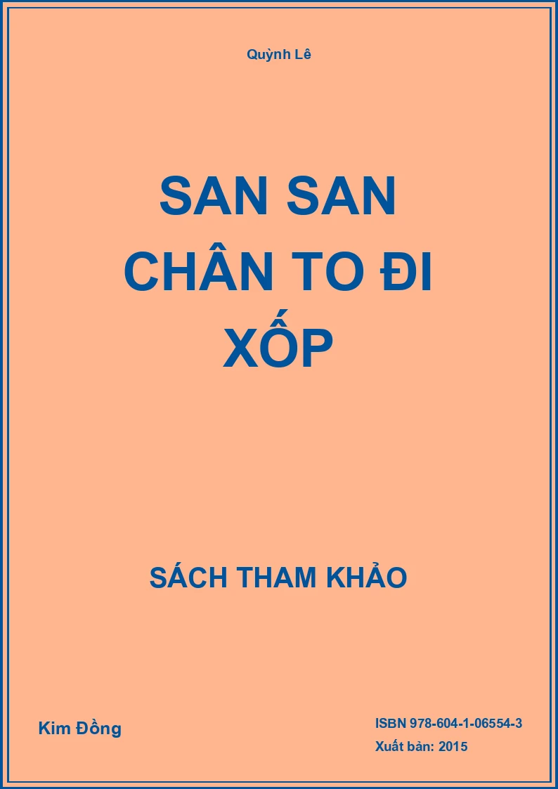 San San chân to đi xốp
