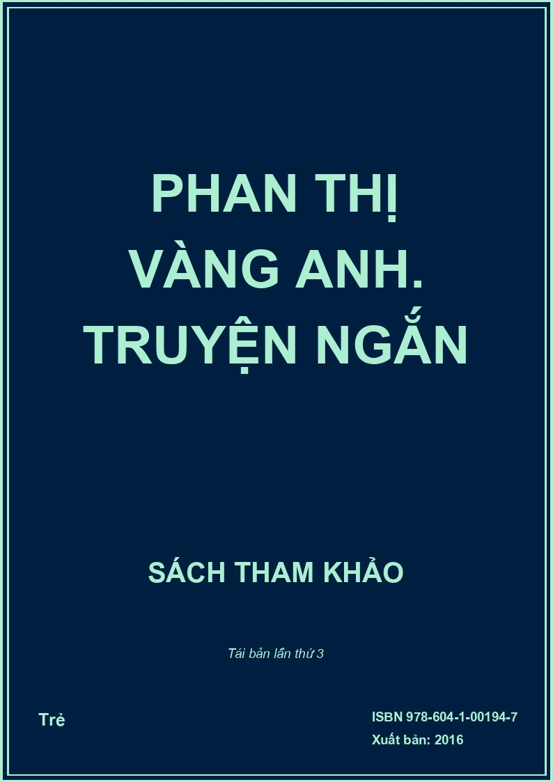 Phan Thị Vàng Anh. Truyện ngắn
