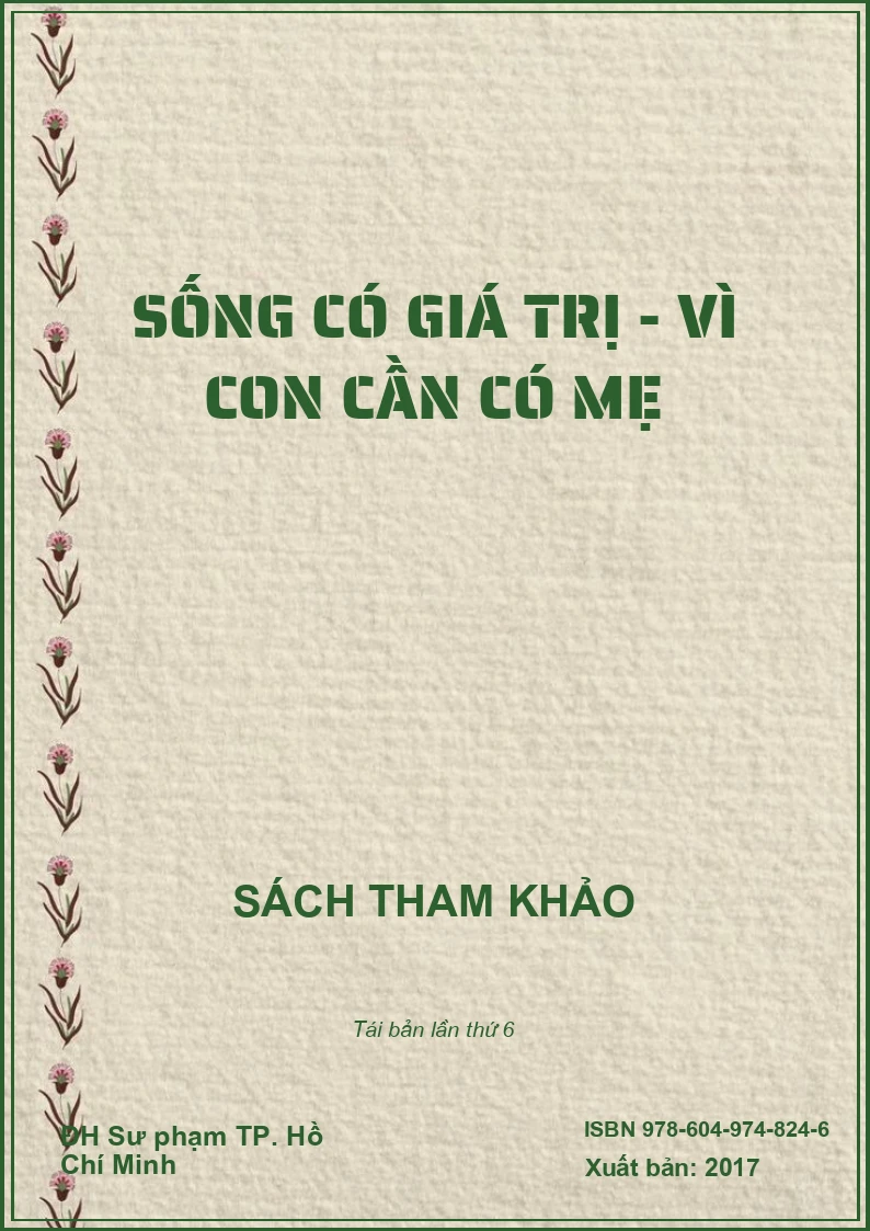 Sống có giá trị - Vì con cần có mẹ