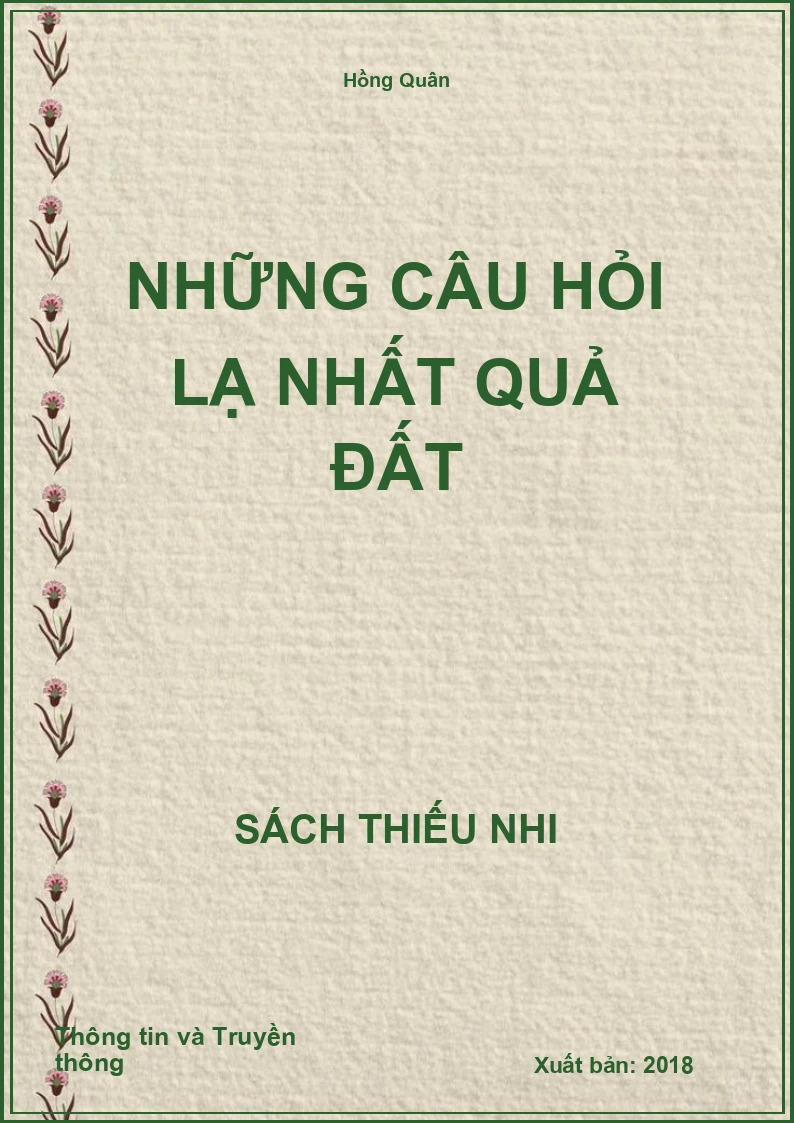 Những câu hỏi lạ nhất quả đất