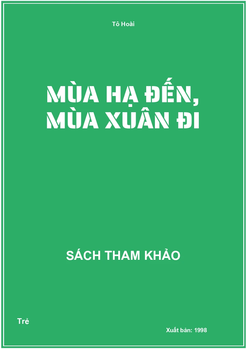 Mùa hạ đến, mùa xuân đi