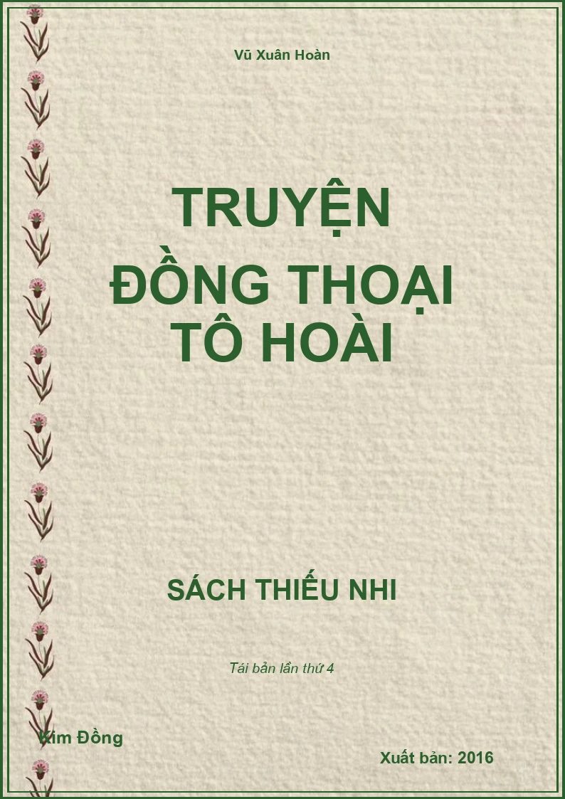 Truyện đồng thoại Tô Hoài