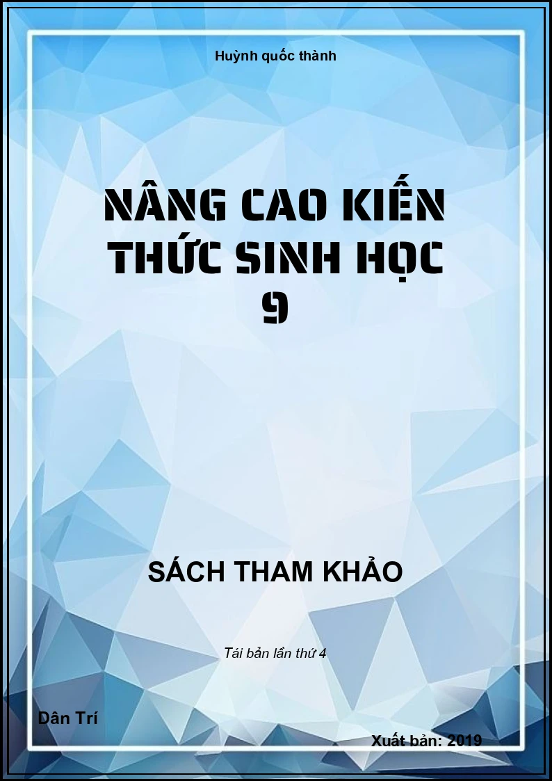 Nâng cao kiến thức sinh học 9