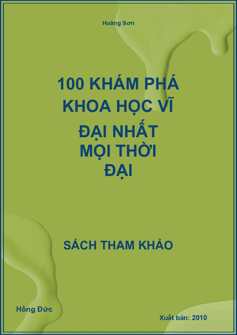 100 Khám phá khoa học vĩ đại nhất mọi thời đại