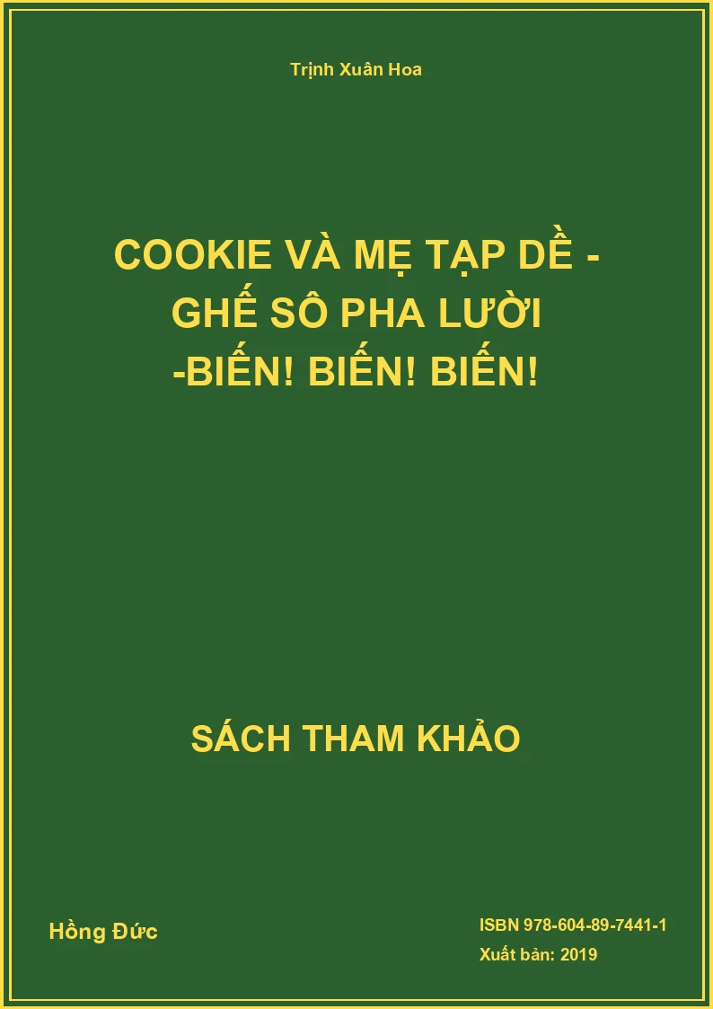 Cookie và mẹ Tạp Dề - Ghế sô pha lười -Biến! Biến! Biến!