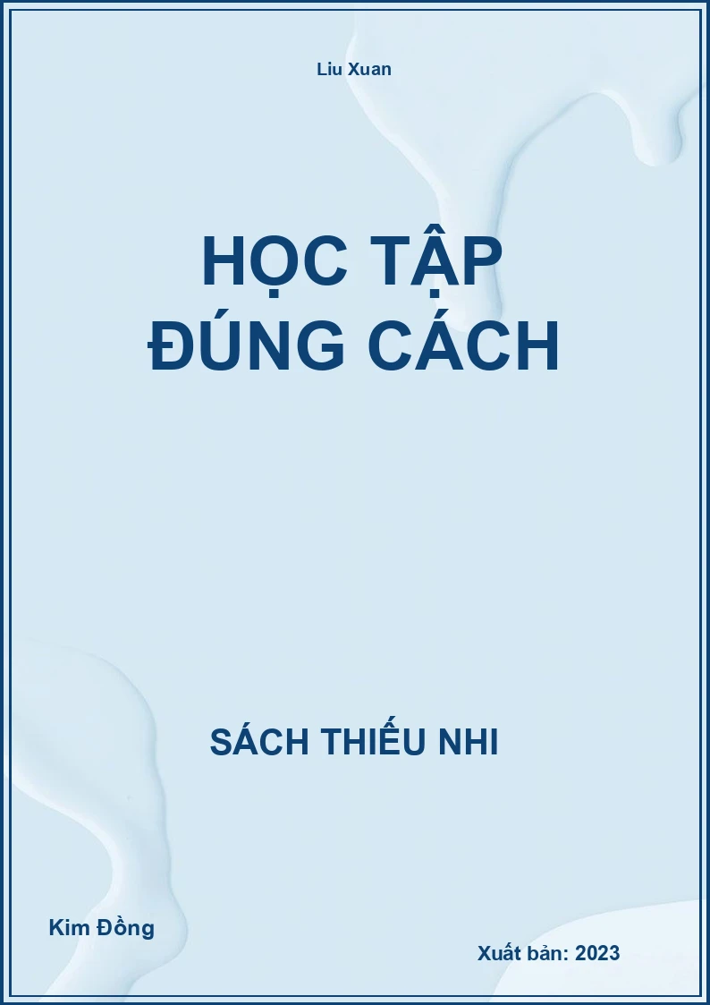 Học tập đúng cách