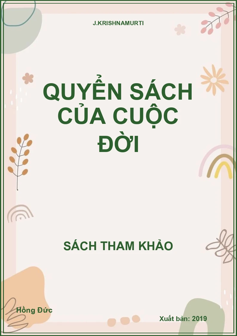 Quyển sách của cuộc đời