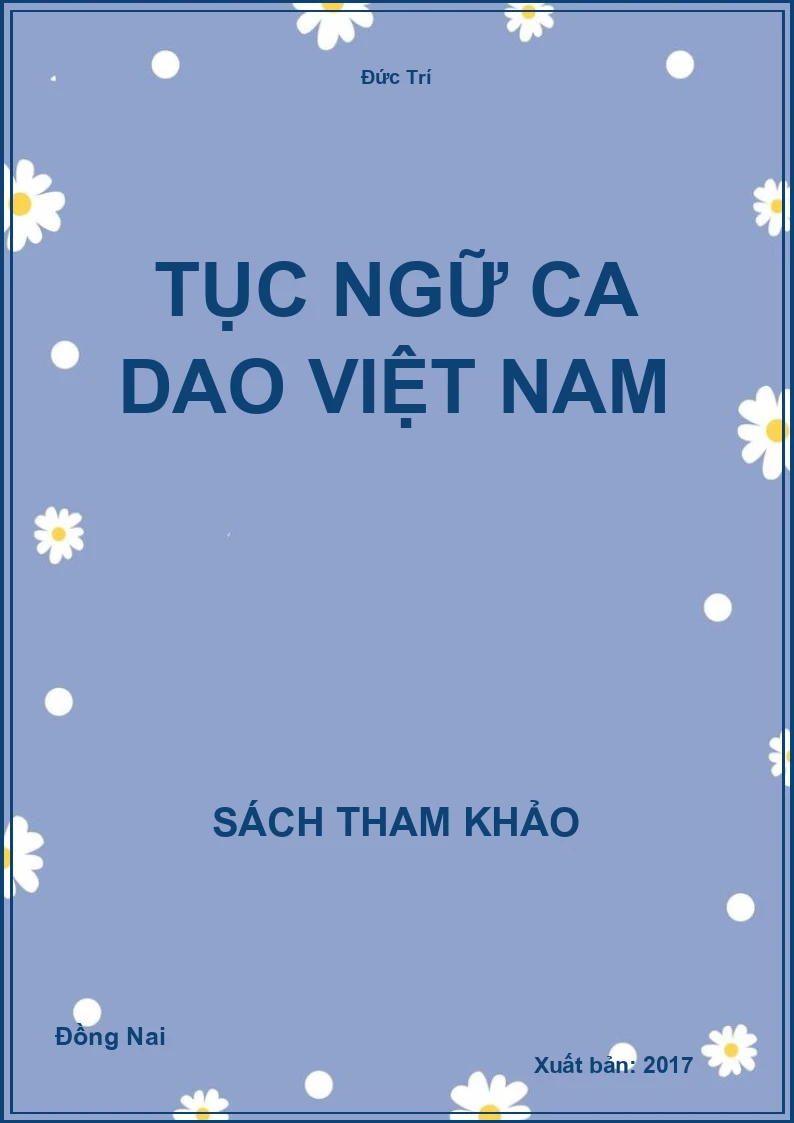 Tục ngữ ca dao Việt Nam