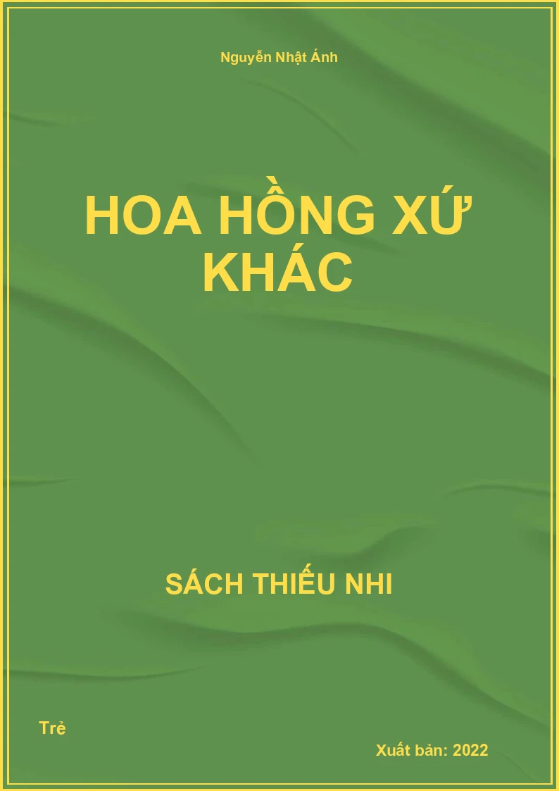 Hoa hồng xứ khác