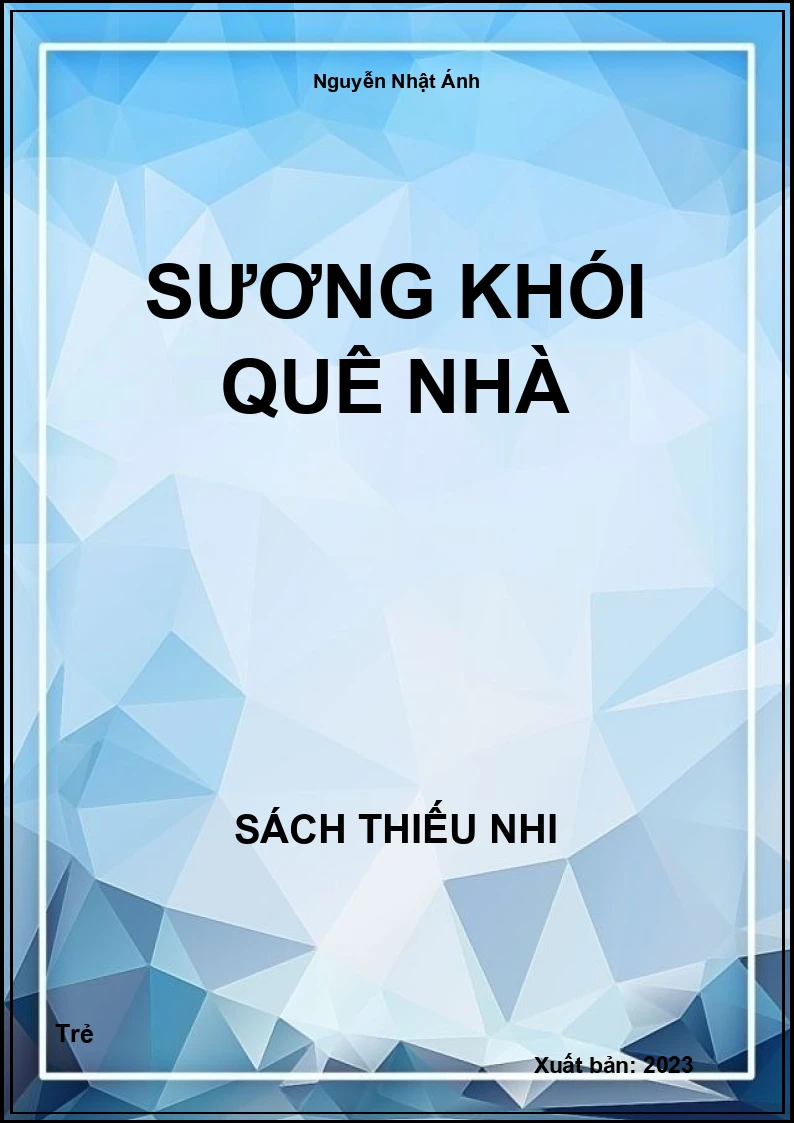 Sương khói quê nhà