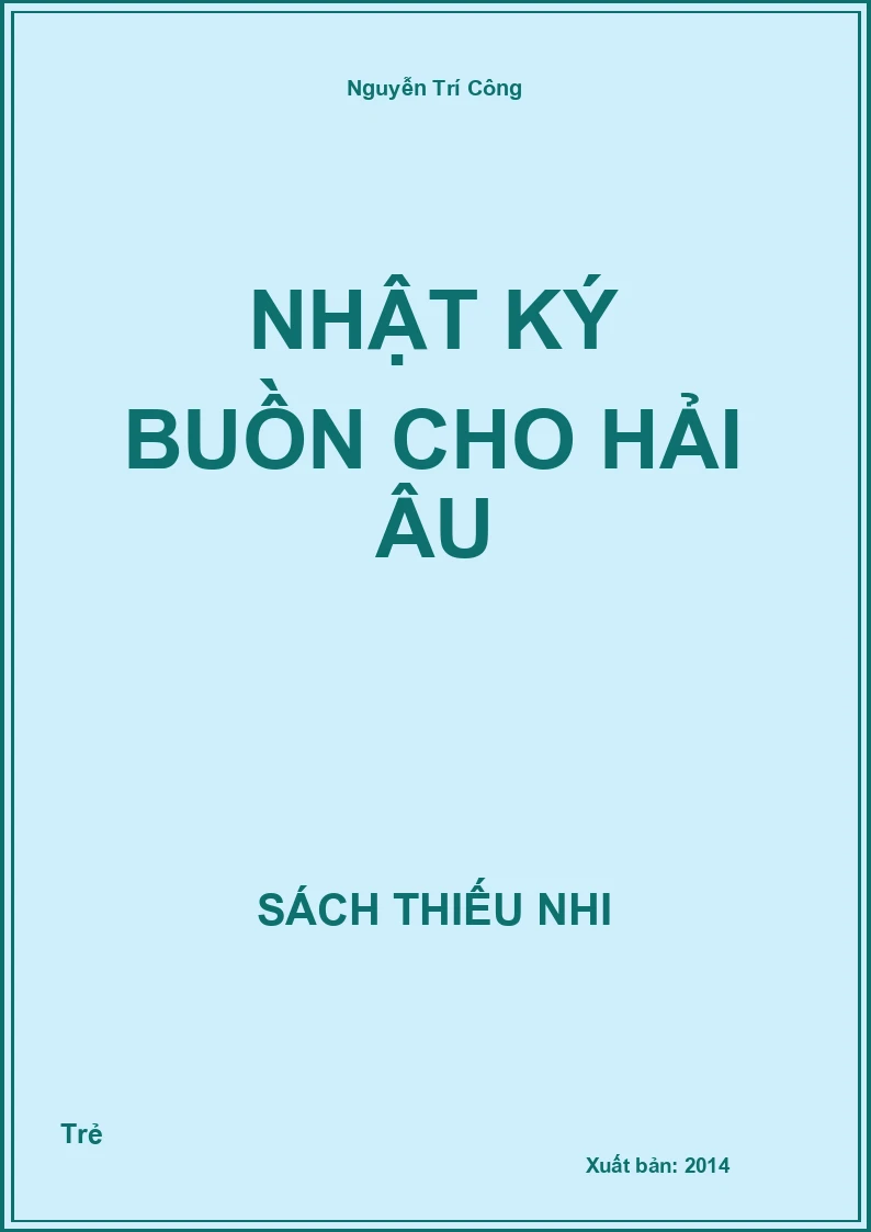 Nhật ký buồn cho hải âu