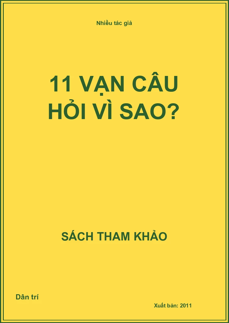 11 vạn câu hỏi vì sao?