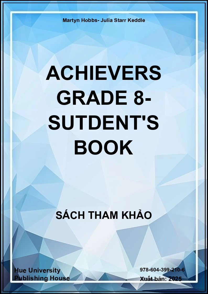 Achievers Grade 8- Sutdent's Book