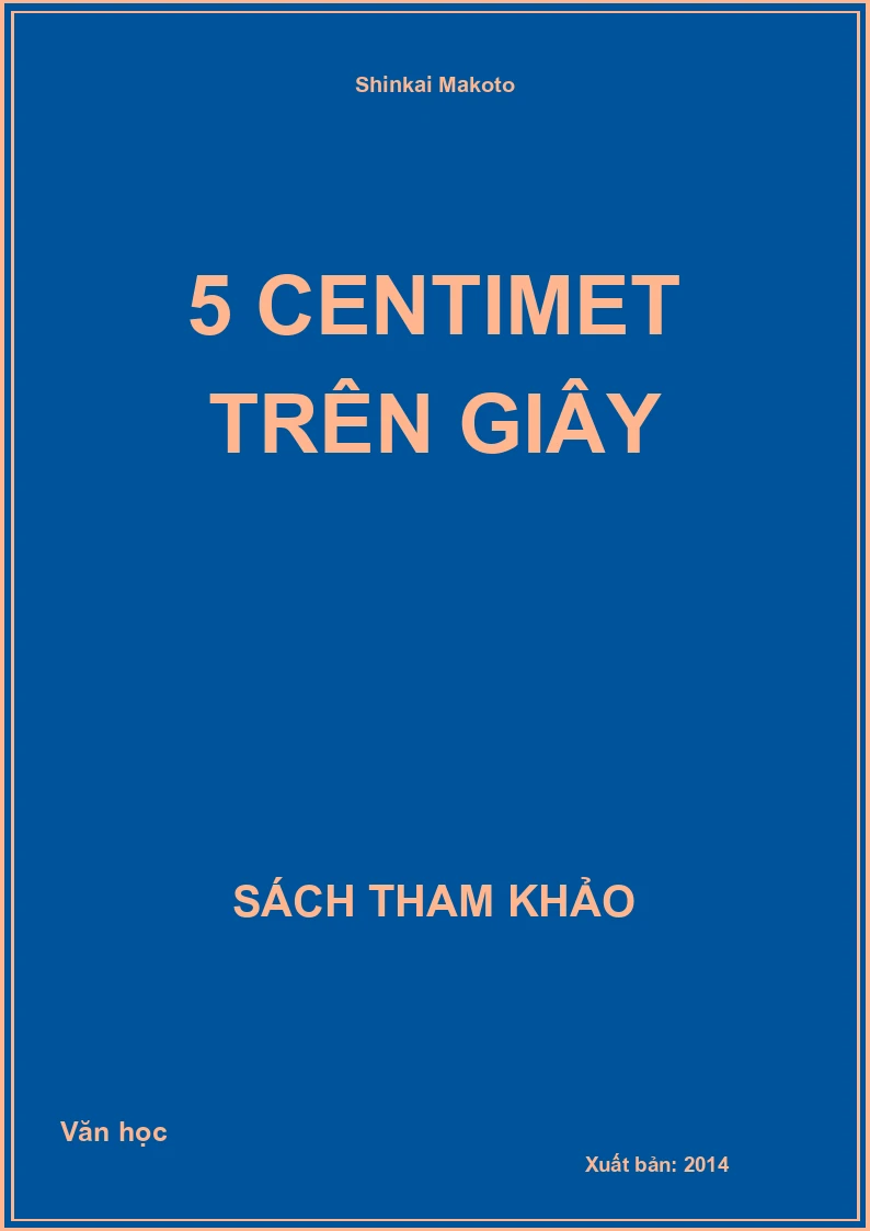 5 centimet trên giây