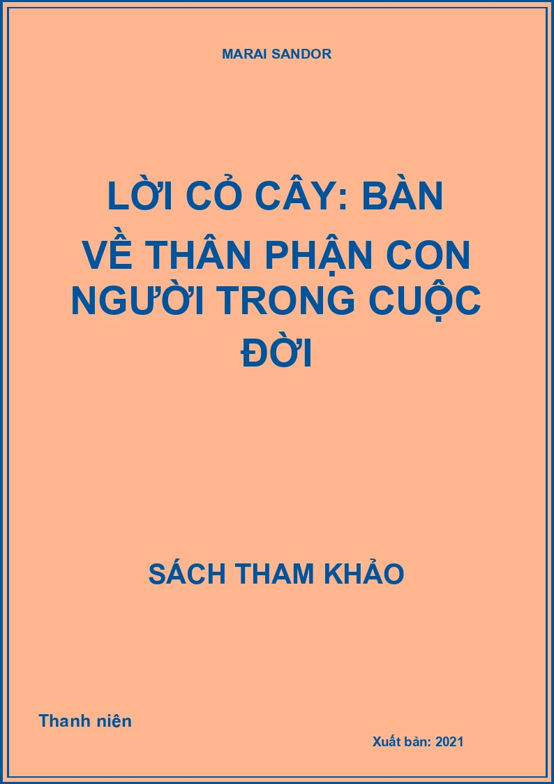 Lời cỏ cây: bàn về thân phận con người trong cuộc đời
