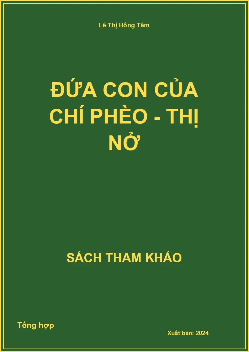 Đứa con của Chí Phèo - Thị Nở