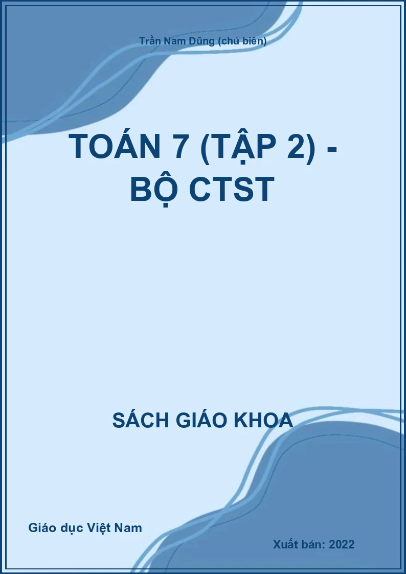 Toán 7 (Tập 2) - Bộ CTST