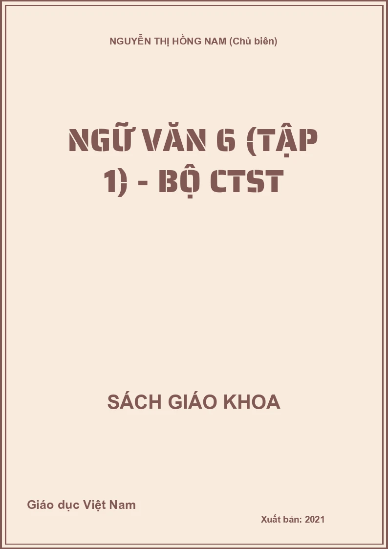 Ngữ Văn 6 (Tập 1) - Bộ CTST