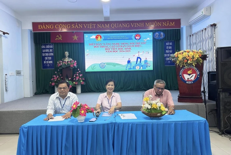 Diễn đàn Tiếng nói trẻ em của trường THCS Đoàn Thị Điểm