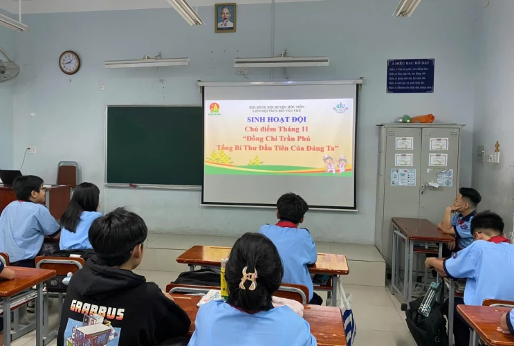 Sinh hoạt Chi Đội Tháng 11 “Tổng bí thư đầu tiên của Đảng - Đồng chí Trần Phú”