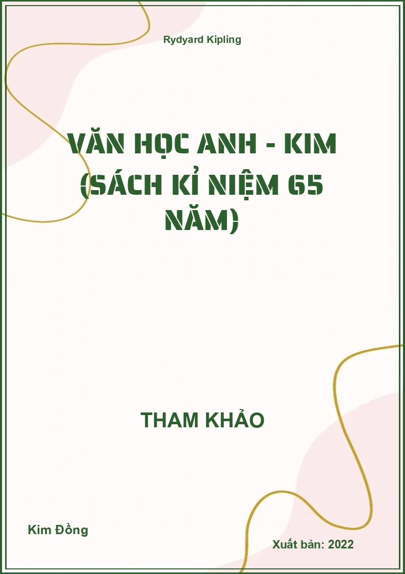 Văn học Anh - KIM (sách kỉ niệm 65 năm)