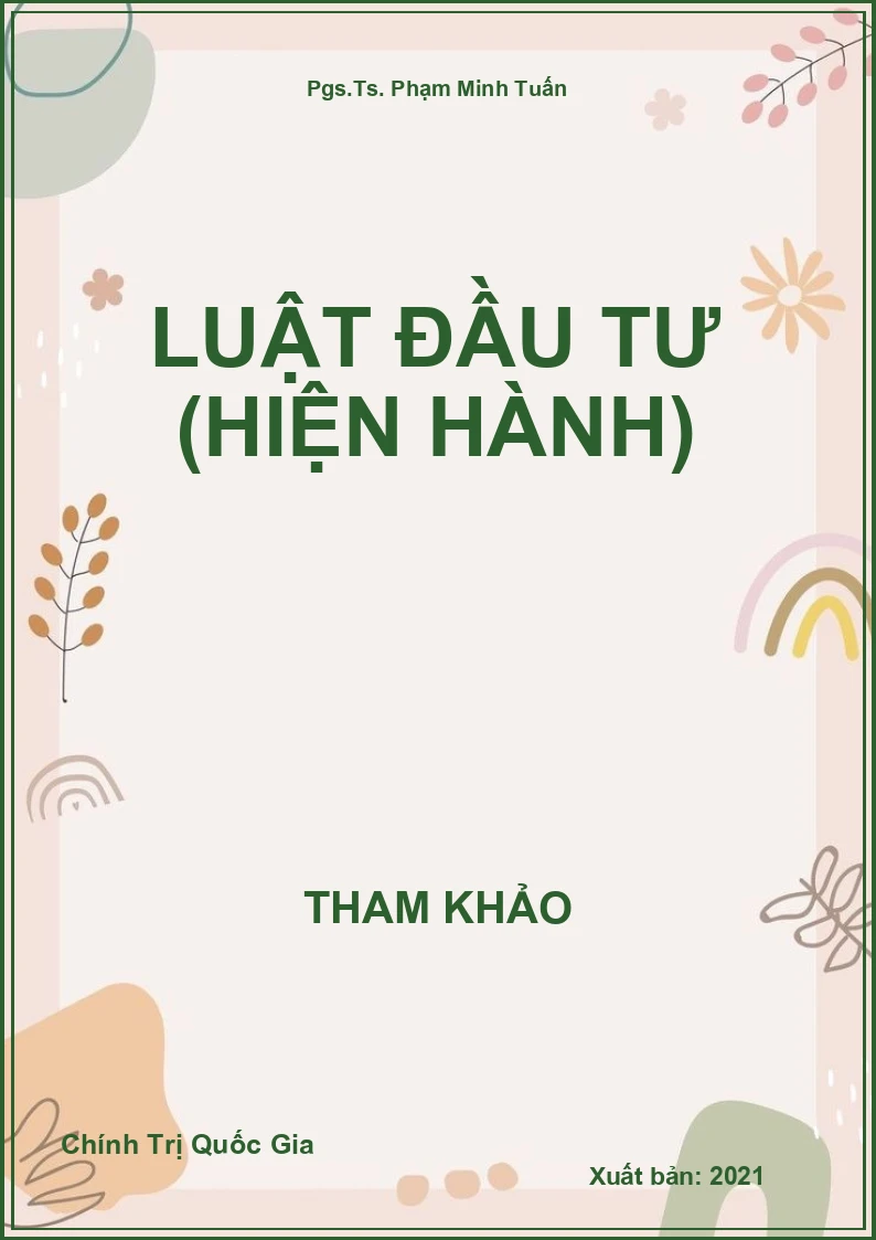 Luật Đầu Tư (Hiện Hành)