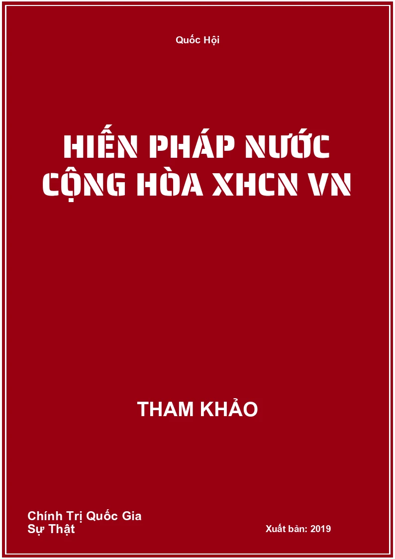 Hiến pháp nước Cộng hòa XHCN Việt Nam