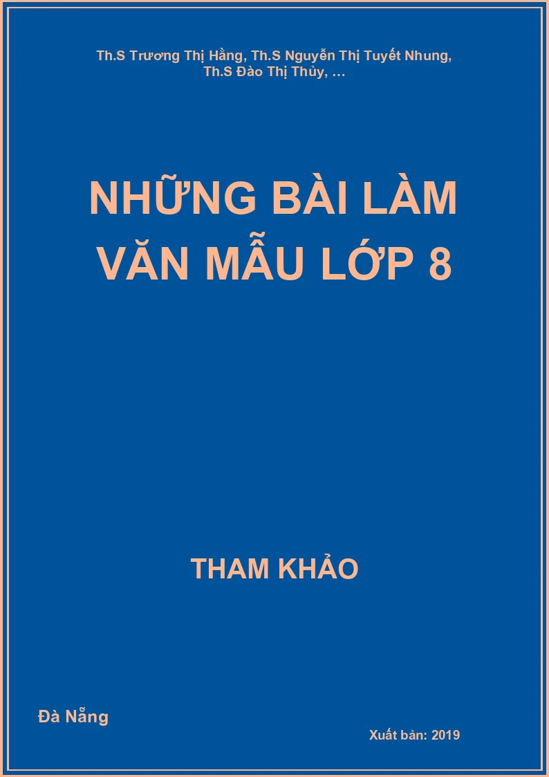 Những bài làm Văn mẫu lớp 8