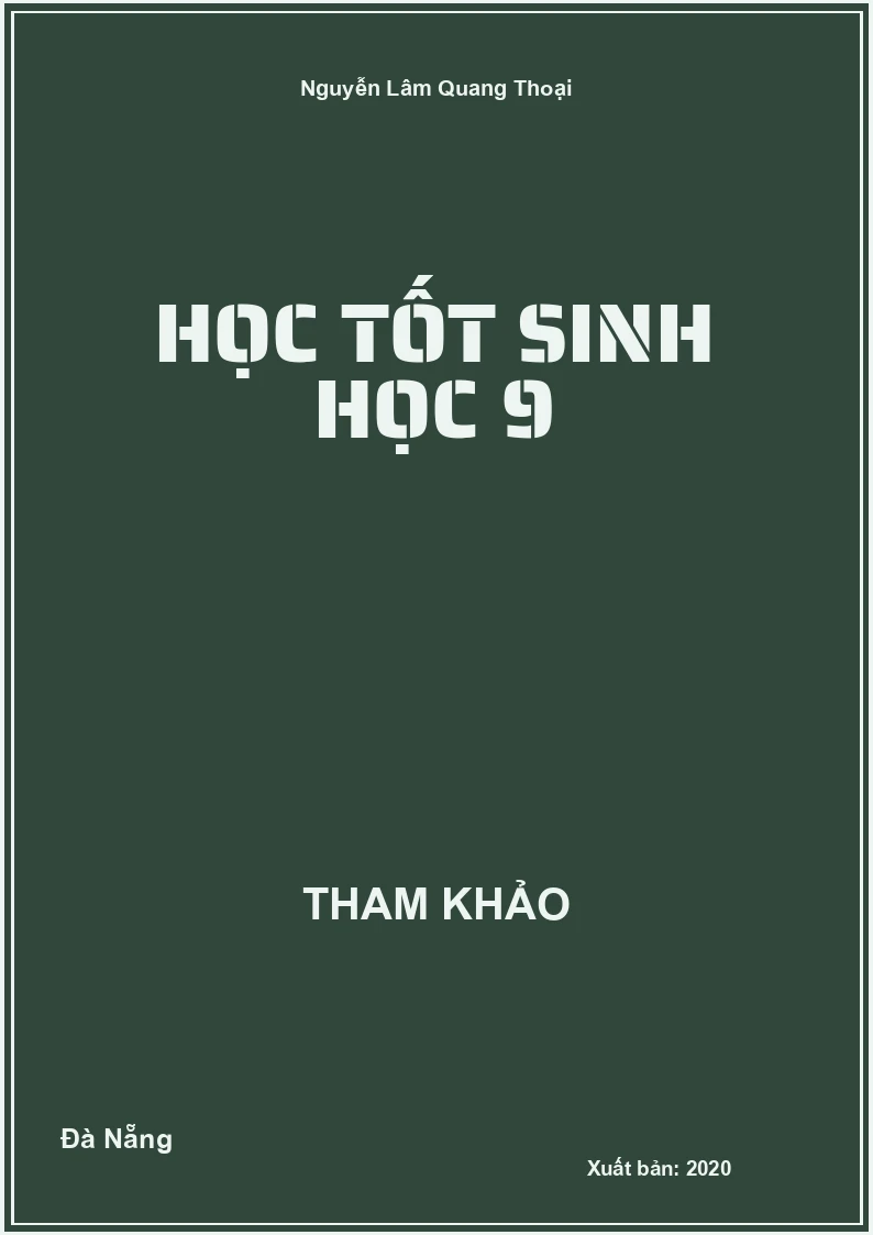 Học tốt Sinh Học 9