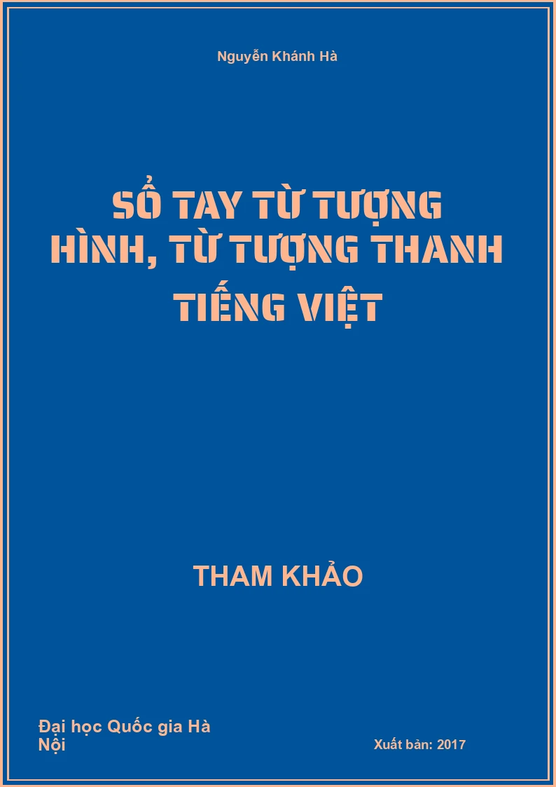 Sổ tay từ tượng hình, từ tượng thanh Tiếng Việt