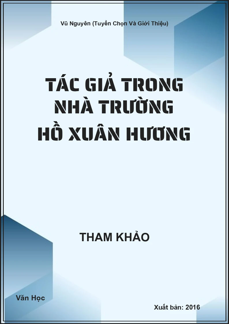Tác giả trong nhà trường Hồ Xuân Hương
