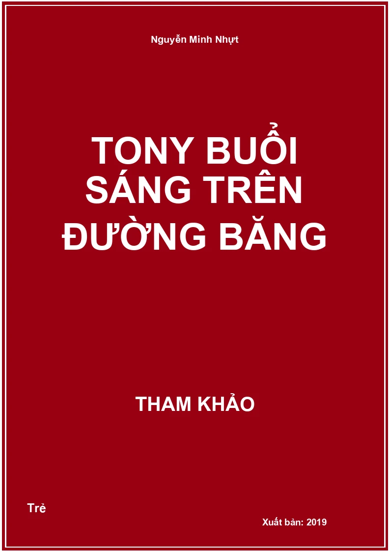 Tony buổi sáng trên đường băng