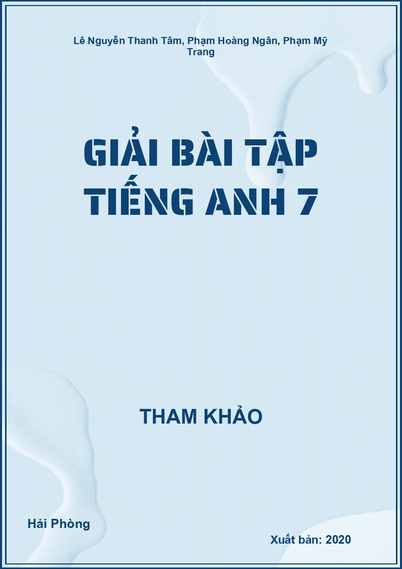 Giải bài tập Tiếng Anh 7