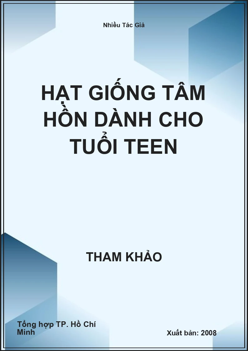 Hạt giống tâm hồn dành cho tuổi Teen