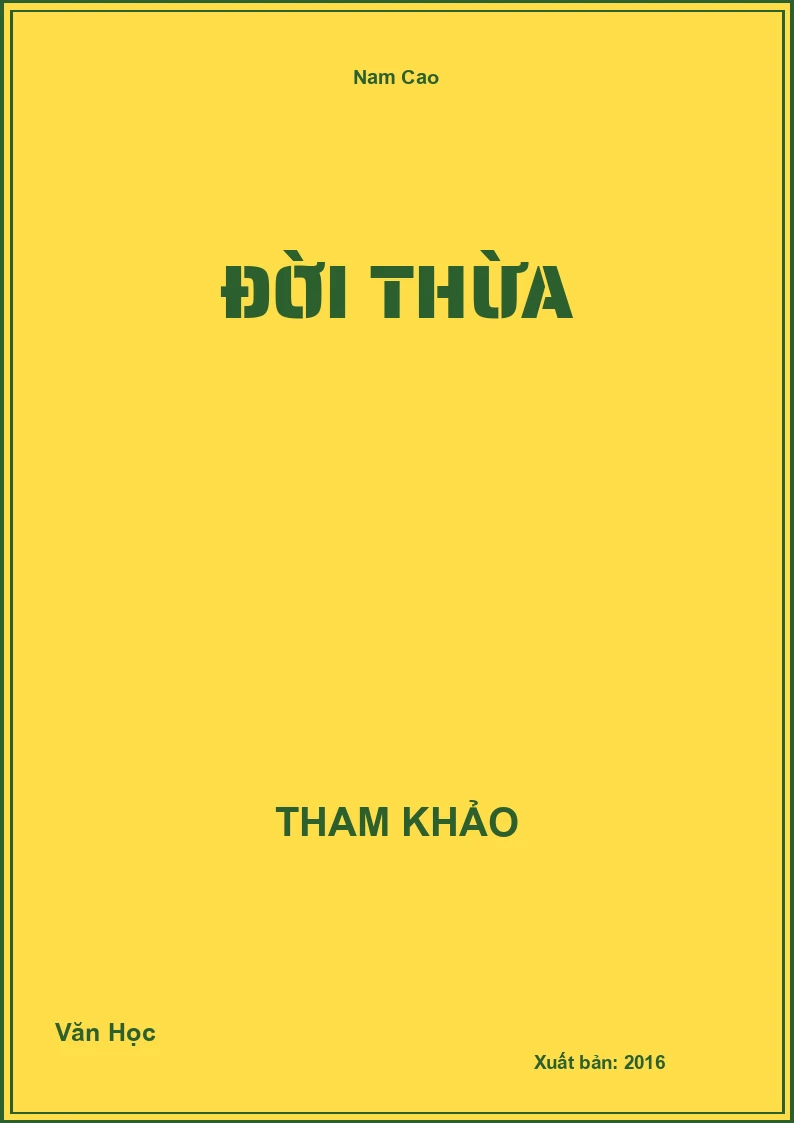 Đời thừa