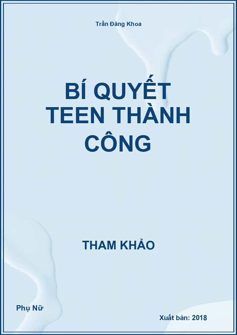 Bí quyết Teen thành công