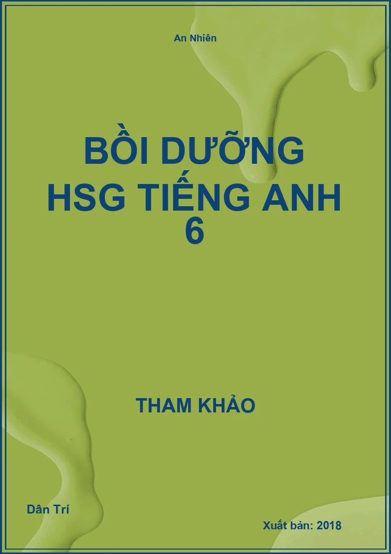 Bồi Dưỡng HSG Tiếng Anh 6