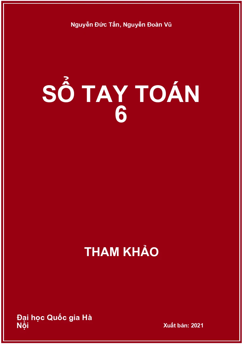 Sổ tay Toán 6